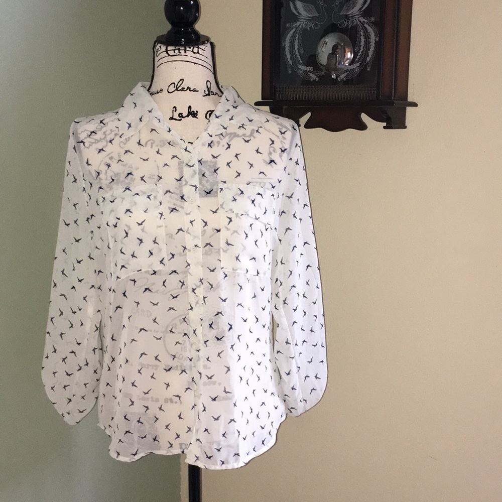 Timing Sheer Blouse